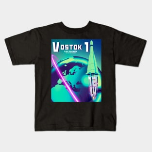 Vostok 1 60th Anniversary Globe Kids T-Shirt